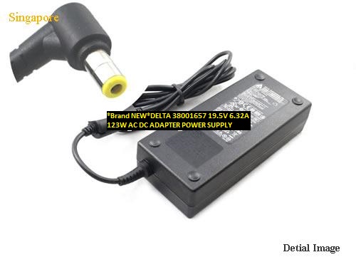*Brand NEW*DELTA 38001657 19.5V 6.32A 123W AC DC ADAPTER POWER SUPPLY